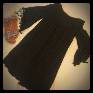 Black Boho Dress (Worn once)
